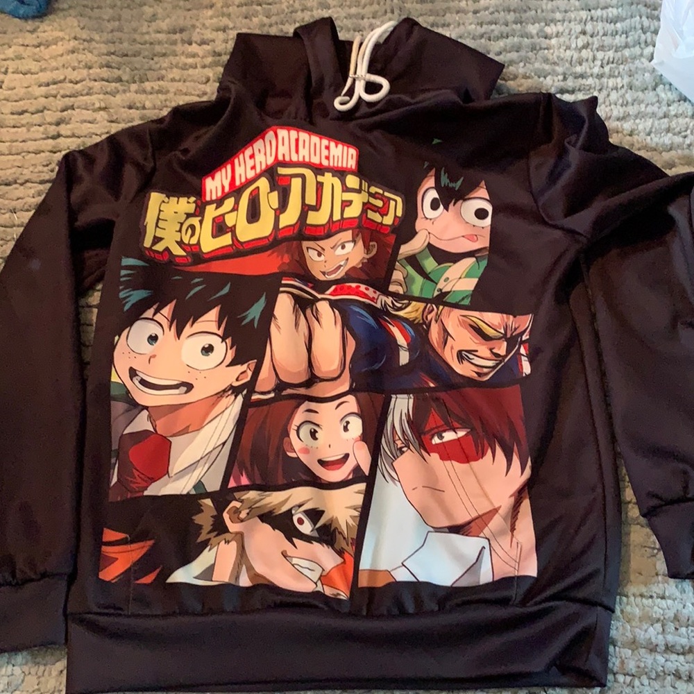 My hero academia hoodie